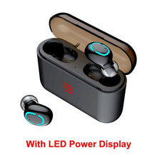 Load image into Gallery viewer, Bluetooth Earphone Earphones Wireless Headphones Bluetooth Headset Gaming Wireless Earbuds Waterproof with Mic 1500mAh Charger
