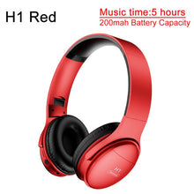 Load image into Gallery viewer, REZ H1 Pro Bluetooth Headphones Wireless Earphone Over-ear Noise HiFi Stereo Canceling Gaming Headset Support TF Card with Mic
