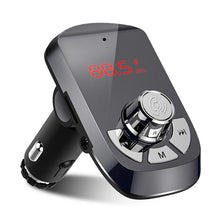 Load image into Gallery viewer, MEIDI FM Transmitter Car Charger Wireless Bluetooth Car Kit  Hands Free MP3 Player  Dual USB Car Charger AUX
