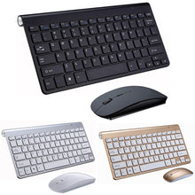 Load image into Gallery viewer, Portable Mini Wireless Keyboard 2.4GHz Multimedia Computer Mouse Keyboard Set Combo For Laptop Desktop Mac PC Notebook Smart TV
