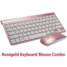 Load image into Gallery viewer, Portable Mini Wireless Keyboard 2.4GHz Multimedia Computer Mouse Keyboard Set Combo For Laptop Desktop Mac PC Notebook Smart TV
